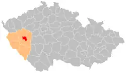 Okres Plzeň-město na mapě