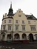Okresní dům – pohled z Kozelkovy ulice