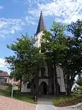 Okrouhle hradiste kostel.JPG