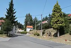 Náves v Olšanech
