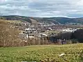 Pohled na Grünthal a Oberneuschönberg