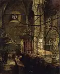 Staronová synagoga, 1913, olej na plátně
