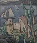 Oldřich Koníček Vyhlídka z mé kanceláře (1916)