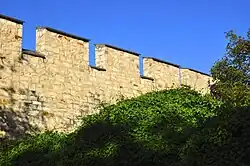 Old citywall in Petrinpark, Prague.JPG