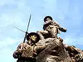 Památník hrdinům první světové války, odhalený v roce 1919.