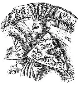 Detail Oldřichovy pečeti