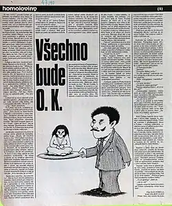 Seriál HOMOLOVINY v týdeníku Svět v obrazech
