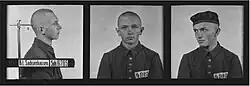 Oleg Homola na vězeňské fotografii z roku 1939