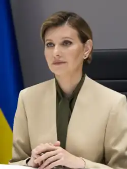 Olena Volodymyrivna Zelenská (16. června 2022)