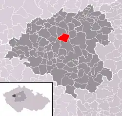 Olešná na mapě