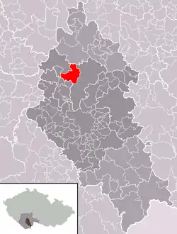 Olešník na mapě