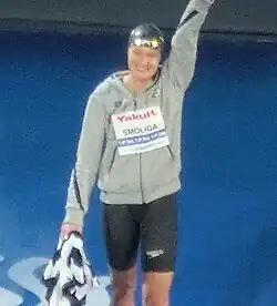 Olivia Smoligaová (25. července 2017)