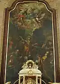 Kamenování sv. Štěpána, kostel kláštera Hradisko (1736)