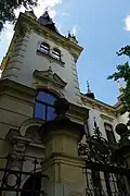 Detail schodišťové věže