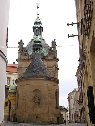Kaple sv. Jana Sarkandra – exteriér
