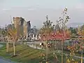 Olympia park za nákupním centrem