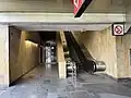 Výtah a eskalátor k autobusovému terminálu