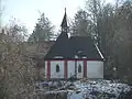 Kostelík, pohled z hráze