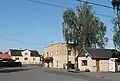 Lihovarská ulice s hasičskou zbrojnicí
