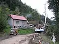 Pradlisko – oprava silnice (říjen 2010)