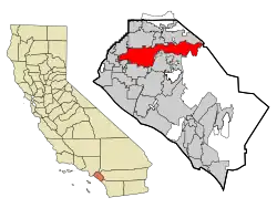 Anaheim na mapě