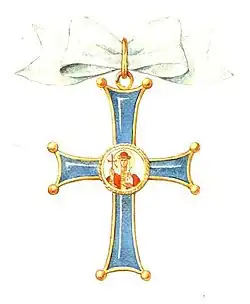 Odznak řádu sv. Olgy I. třídy