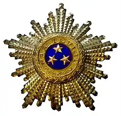hvězda velkokříže z doby před rokem 1940