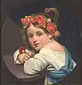 Holčička s makovým věncem, 1819