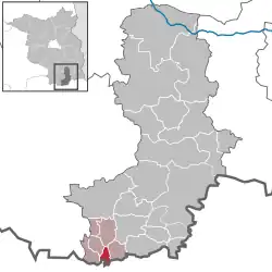 Ortrand na mapě