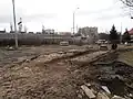 Rekonstrukce trati, únor 2021