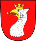 Hlava gryfa ve znaku Osečné