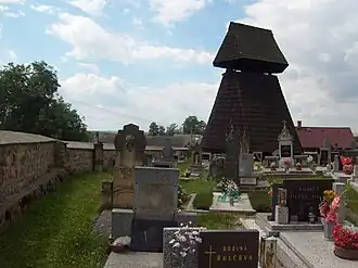Hřbitov a zvonice v Oseku