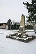 Osičky – pomník padlých v zimě roku 2013