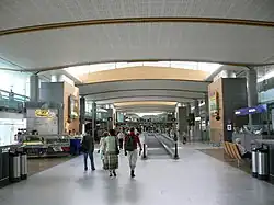 Interiér letiště