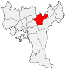 Bjerke na mapě
