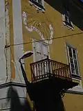 Sluneční hodiny na zámku před rekonstrukcí