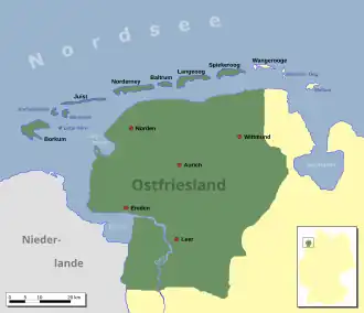Východofríské ostrovy