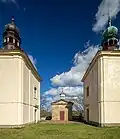 Kaple Nalezení a Povýšení sv. Kříže, uprostřed kaple Božího hrobu