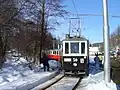 Tramvaj ev. č. 50 při dni otevřených dveří v roce 2006