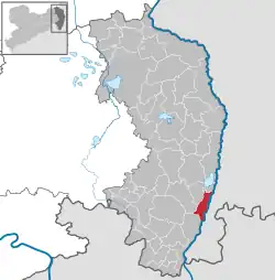 Ostritz na mapě