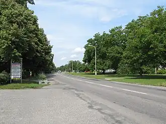 Silnice I/55 v Ostrožské Nové Vsi