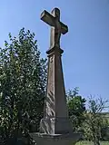 Osvětimany - kříž na okraji městečka, u čp. 91 vedle silnice na Ježov (stav srpen 2024) (4).jpg