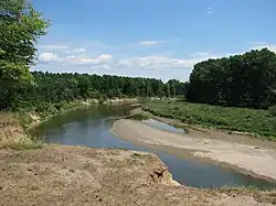 Osypané břehy