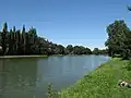 Pohled od Knovízského potoka