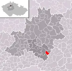 Ovčáry na mapě