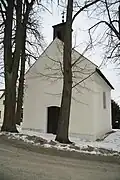 Overview of chapel in Popice, Jihlava, Jihlava District.jpg