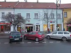 Overview of cultural monument Karlovo náměstí 11 in Třebíč, Třebíč District.jpg