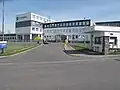Hlavní brána bývalého píseckého Kovosvitu v ulici za Pazdernou