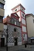 Kostel Povýšení sv. Kříže.