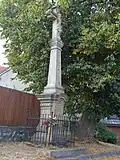 Pískovcový kříž z roku 1887